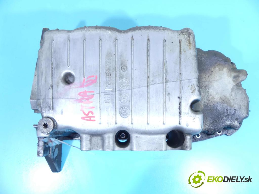 Opel Astra III 2004-2014 1.6 16V (Z16XEP) 105 HP manual 77 kW 1598 cm3 5- vaňa olejová 55354721 (Olejové vane)