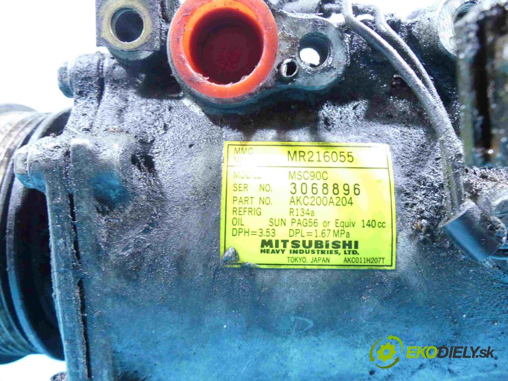 Mitsubishi Galant VIII 1993-2003 2.0 TD 90 HP manual 66 kW 1998 cm3 5- čerpadlo klimatizácie MR216055