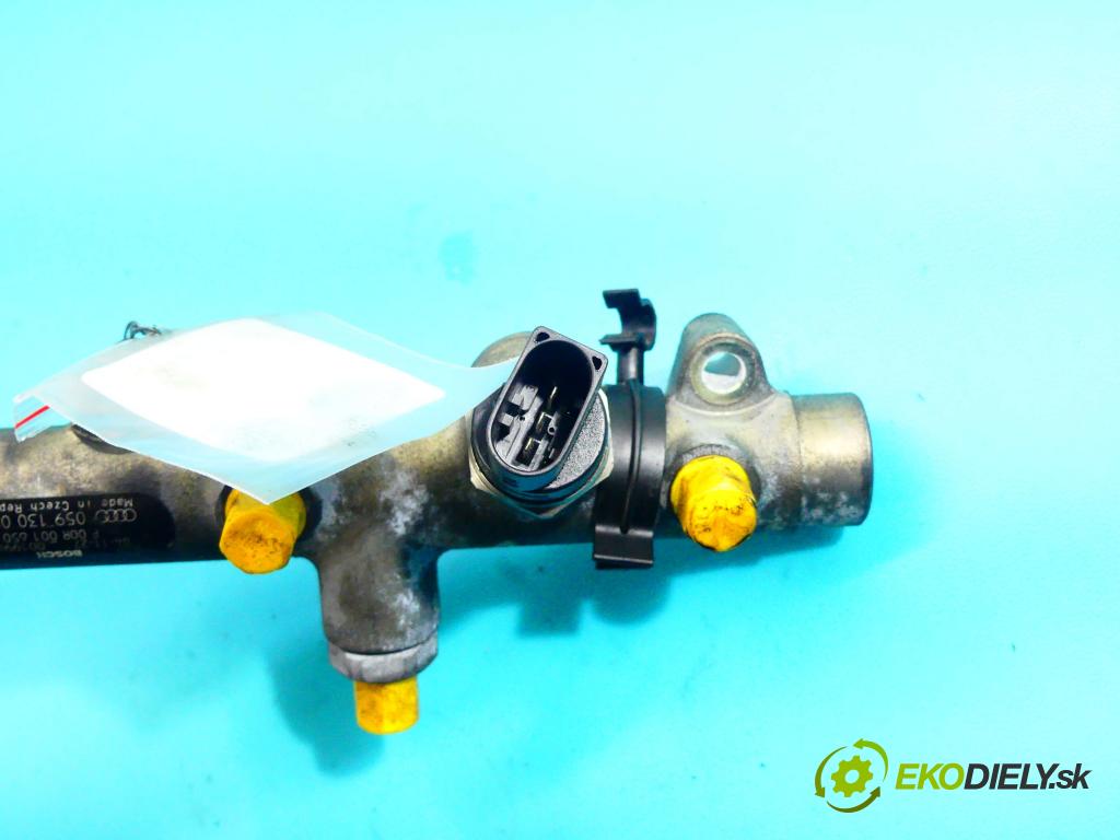 Audi A6 C6 2004-2011 3.0 TDI 224hp automatic 165 kW 2967 cm3 4- lišta vstrekovacia 059130089D (Vstrekovacie lišty)