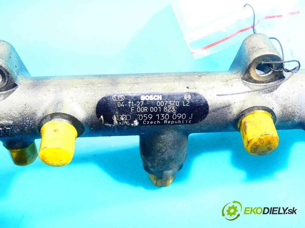 Audi A6 C6 2004-2011 3.0 TDI 224hp automatic 165 kW 2967 cm3 4- lišta vstrekovacia 059130090J (Vstrekovacie lišty)