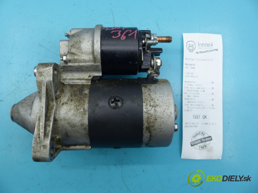Fiat Punto II 1999-2010 1.2 8V 60 HP manual 44 kW 1242 cm3 5- štartér 63101015 (Štartéry)