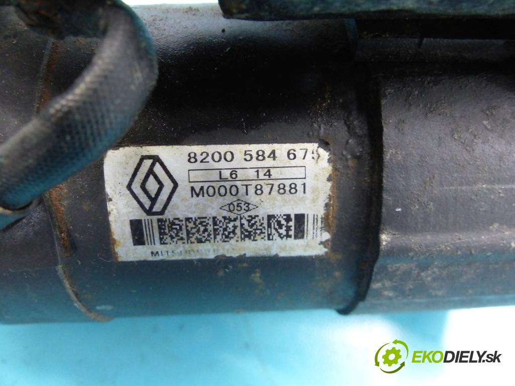 Nissan Note I 2006-2012 1.5 dci 86 HP manual 63 kW 1461 cm3 5- štartér 8200584675 (Štartéry)