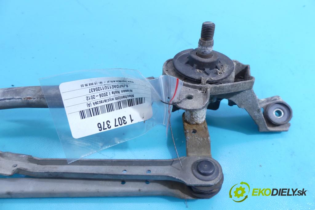 Nissan Note I 2006-2012 1.5 dci 86 hp manual 63 kW 1461 cm3 5- mechanismus stěračů