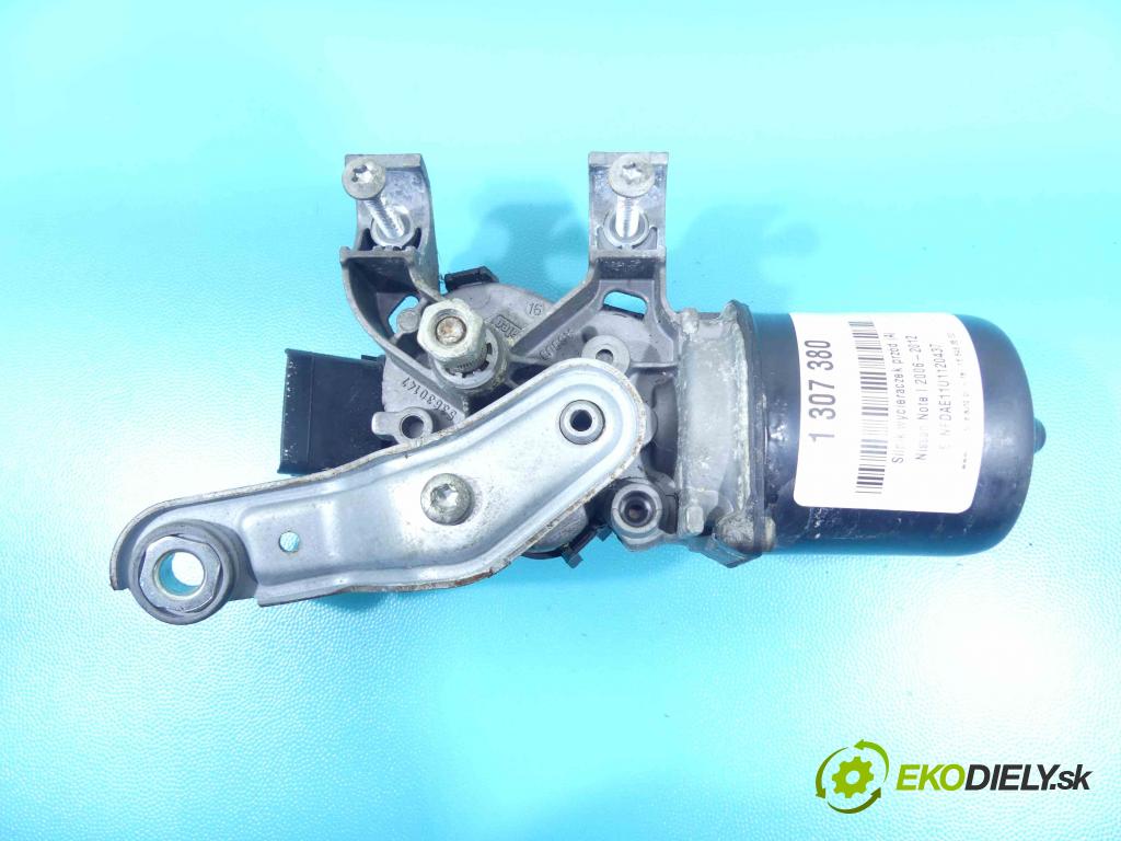 Nissan Note I 2006-2012 1.5 dci 86 hp manual 63 kW 1461 cm3 5- motor stěračů přední