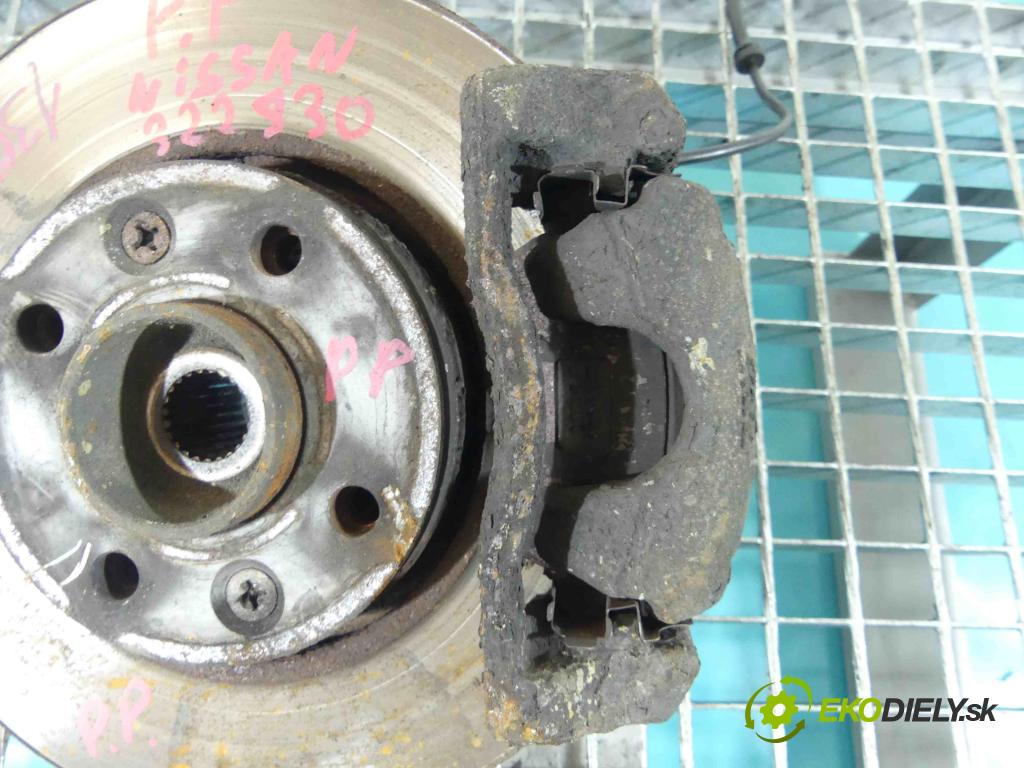 Nissan Note I 2006-2012 1.5 dci 86 HP manual 63 kW 1461 cm3 5- brzdič predné pravý (Ostatné)
