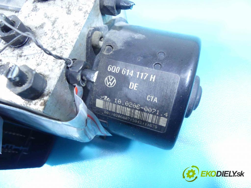 Vw Polo IV 9N 2001-2009 1.2 12V 64 HP manual 47 kW 1198 cm3 5- čerpadlo abs 6Q0907379L (Pumpy ABS)