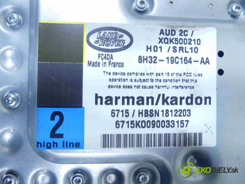 Land rover Range Rover sport I L320 3.0 D V6 245KM automatic 180 kW 2993 cm3 5- Zesilovač: 8H32-19C164-AA (Zosilňovače)