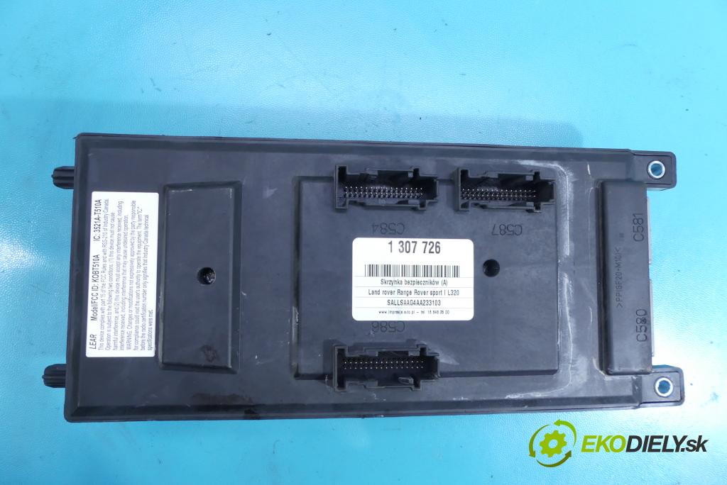 Land rover Range Rover sport I L320 3.0 D V6 245KM automatic 180 kW 2993 cm3 5- skříňka pojistková AH22-14F041-BF (Pojistkové skříňky)