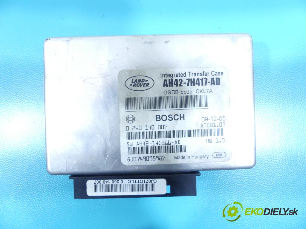Land rover Range Rover sport I L320 3.0 D V6 245KM automatic 180 kW 2993 cm3 5- modul riadiaca jednotka AH42-7H417-AD (Ostatné)