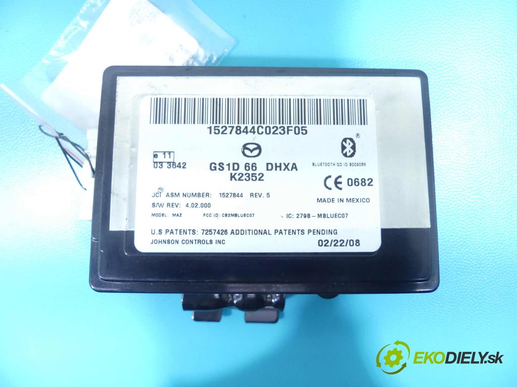 Mazda 6 II GH 2007-2012 2.0 16v 147 HP manual 108 kW 1999 cm3 5- modul riadiaca jednotka GS1D66DHXA (Ostatné)