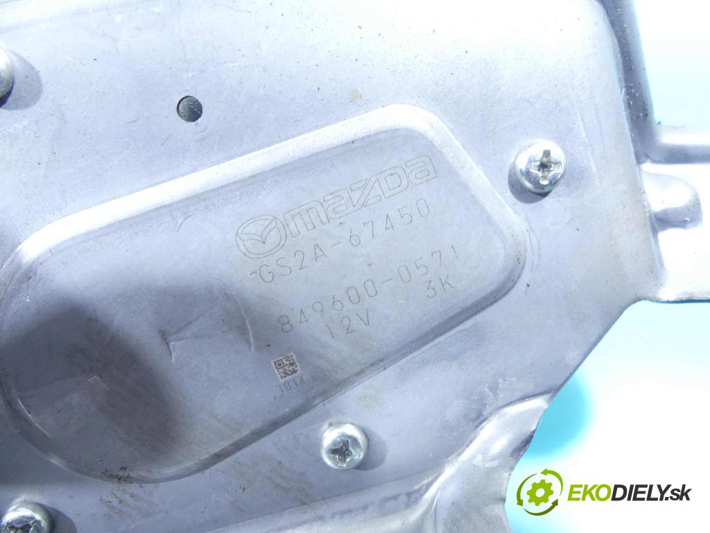 Mazda 6 II GH 2007-2012 2.0 16v 147 HP manual 108 kW 1999 cm3 5- motor stieračov zadné GS2A-67450