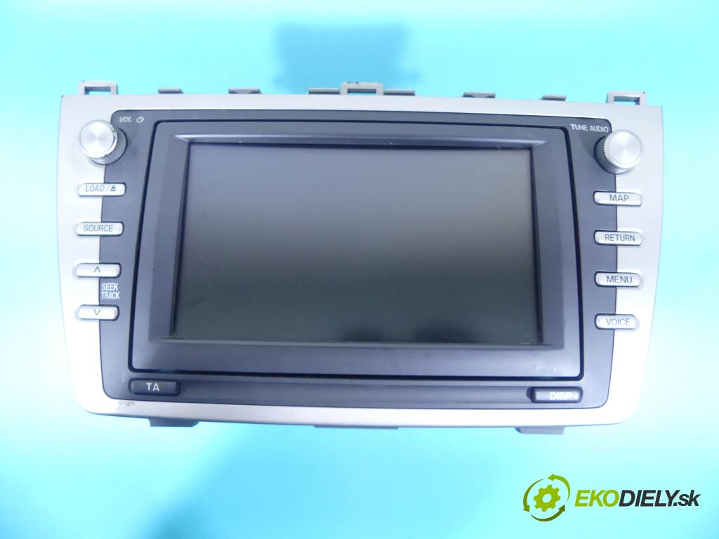 Mazda 6 II GH 2007-2012 2.0 16v 147 HP manual 108 kW 1999 cm3 5- Radio originál GS1D66DV0A