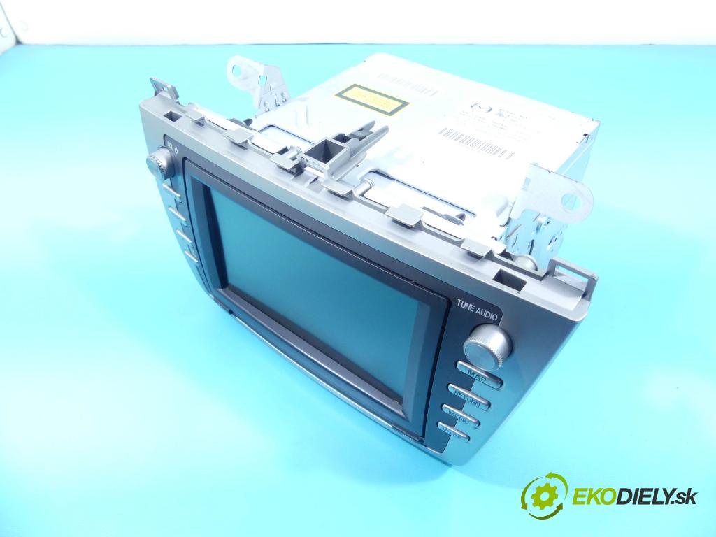Mazda 6 II GH 2007-2012 2.0 16v 147 HP manual 108 kW 1999 cm3 5- Radio originál GS1D66DV0A