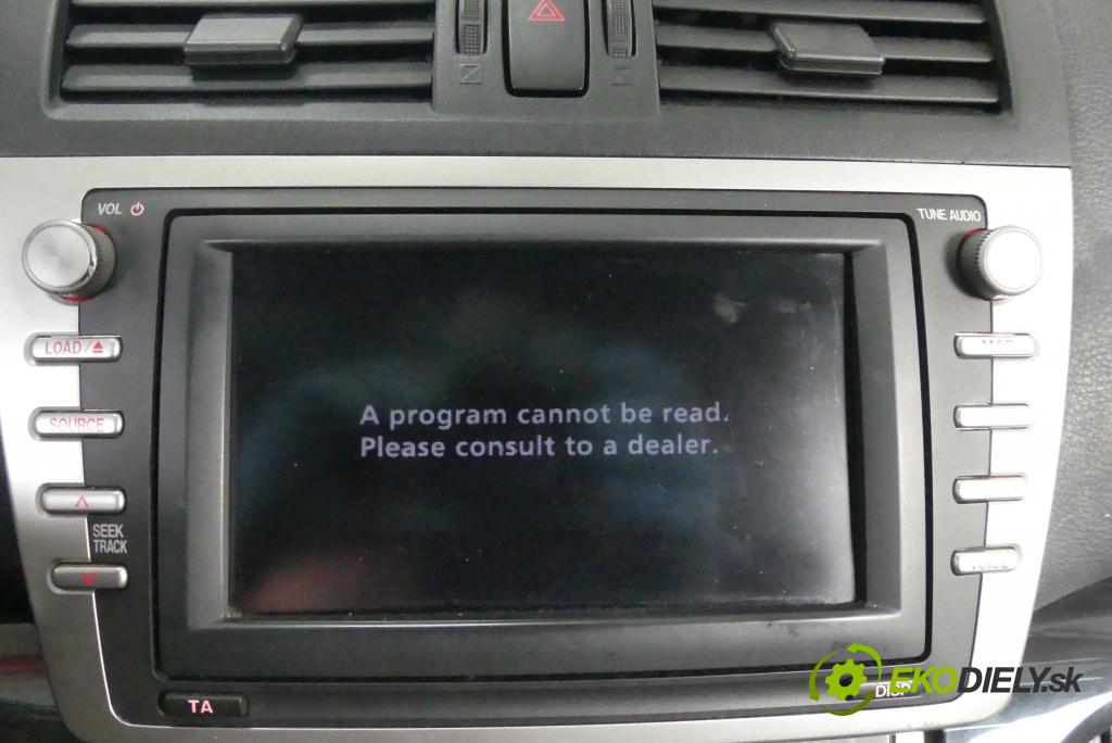 Mazda 6 II GH 2007-2012 2.0 16v 147 HP manual 108 kW 1999 cm3 5- Radio originál GS1D66DV0A