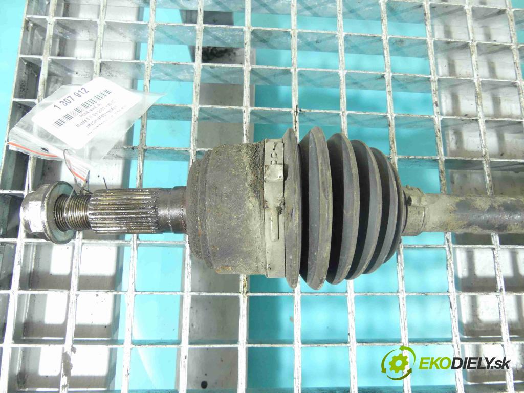 Mazda 6 II GH 2007-2012 2.0 16v 147 HP manual 108 kW 1999 cm3 5- poloos ľavé  (Poloosy)