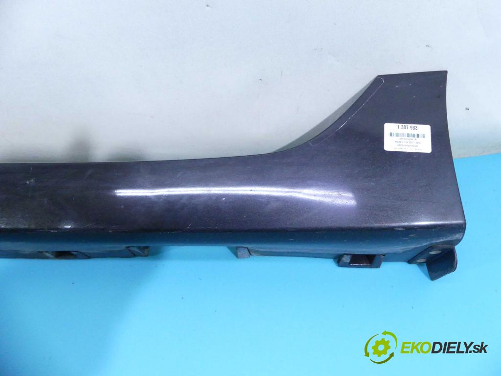 Mazda 6 II GH 2007-2012 2.0 16v 147 HP manual 108 kW 1999 cm3 5- lišta práh: ľavé  (Lišta prahová)