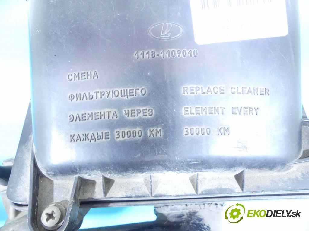 Lada Kalina 2004-2009 1.6 8V 82 HP manual 60 kW 1596 cm3 4- obal filtra vzduchu 1118-1109010 (Obaly filtrov vzduchu)