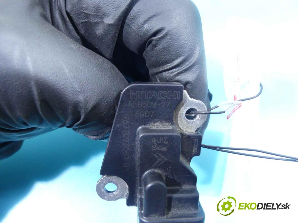 Peugeot 208 I 2012-2019 1.6 hdi 75 HP manual 55 kW 1560 cm3 5- průtokoměr: 9677093080 (Váhy vzduchu)