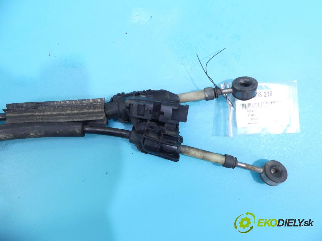 Peugeot 208 I 2012-2019 1.6 hdi 75 HP manual 55 kW 1560 cm3 5- Páka: Změny: stupeň,rýchlosť  (Rýchlostné páky / kulisy)