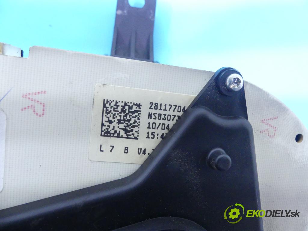 Renault Kangoo I 1998-2008 1.5 dci 68 HP manual 50 kW 1461 cm3 5- prístrojovka/ budíky P8200336481-F (Prístrojové dosky, displeje)
