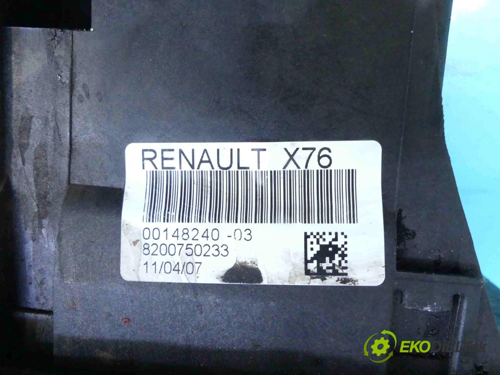 Renault Kangoo I 1998-2008 1.5 dci 68 HP manual 50 kW 1461 cm3 5- Páka: Změny: stupeň,rýchlosť 8200750233 (Rýchlostné páky / kulisy)