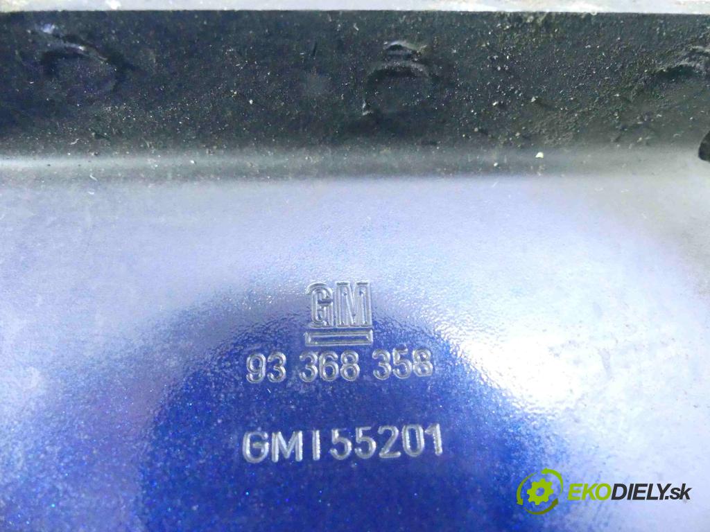 Opel Meriva A 2002-2010 1.7 cdti 101 hp manual 74 kW 1686 cm3 5- výztuha nárazníku přední 93368358
