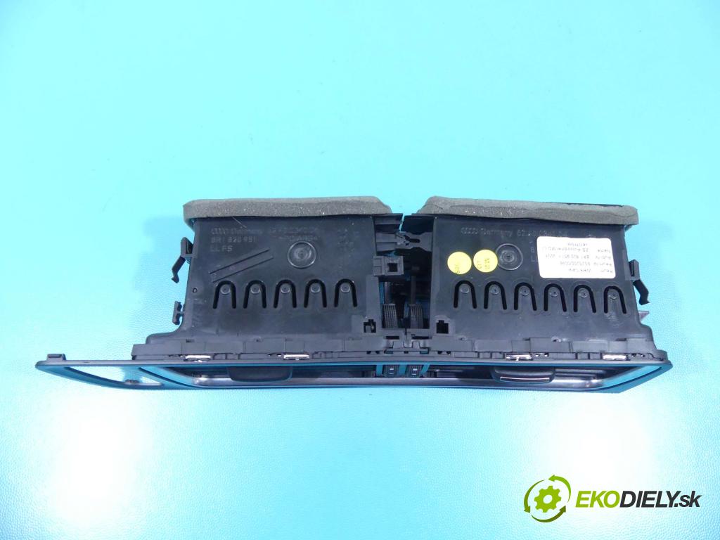 Audi Q5 2008-2016 2.0 tdi 170 HP automatic 125 kW 1968 cm3 5- Mřížka: kúrenia stredová 8R1820951F (Mriežky kúrenia (fukáre))