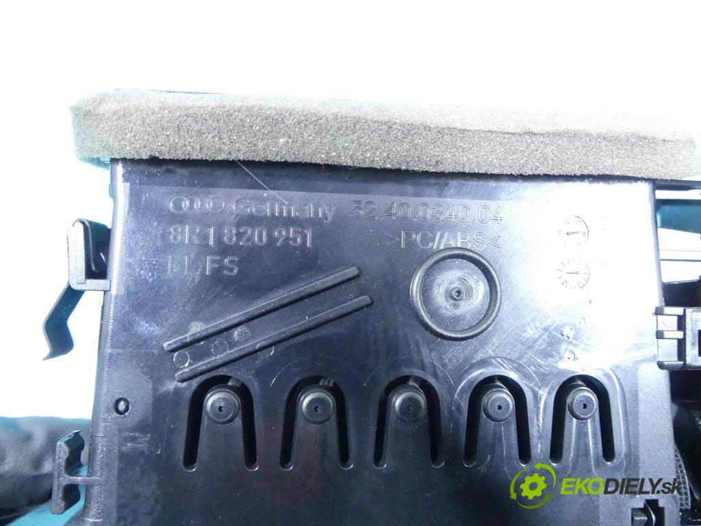 Audi Q5 2008-2016 2.0 tdi 170 HP automatic 125 kW 1968 cm3 5- Mřížka: kúrenia stredová 8R1820951F (Mriežky kúrenia (fukáre))