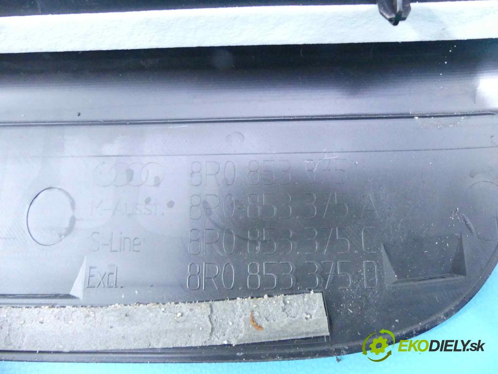 Audi Q5 2008-2016 2.0 tdi 170 HP automatic 125 kW 1968 cm3 5- lišta práh: ľavé 8R0853374 (Lišta prahová)