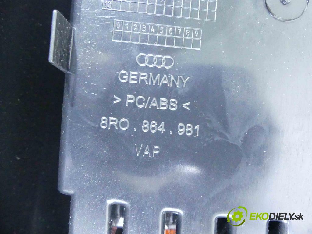 Audi Q5 2008-2016 2.0 tdi 170 HP automatic 125 kW 1968 cm3 5- operadlo 8R0864981 (Lakťové opierky)