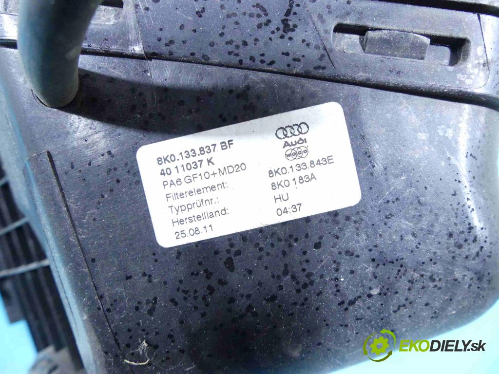 Audi Q5 2008-2016 2.0 tdi 170 HP automatic 125 kW 1968 cm3 5- obal filtra vzduchu 8K0133837BF (Obaly filtrov vzduchu)