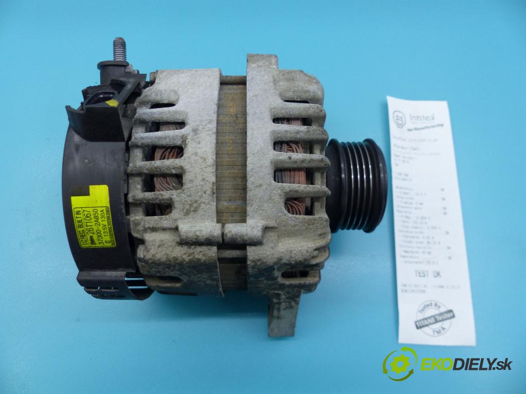 Kia Ceed II 2012-2018 1.6 crdi 128 hp manual 94 kW 1582 cm3 5- Alternator 37300-2A850 (Alternátory)