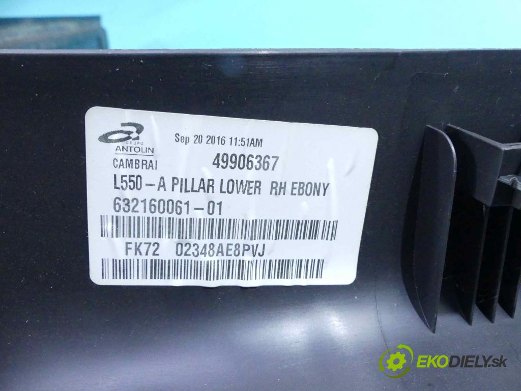 Land rover Discovery Sport 2014-2019 L550 2.0 td 150 HP manual 110 kW 1999 cm3 5- lišta práh: pravé FK72-02348-AE (Lišta prahová)