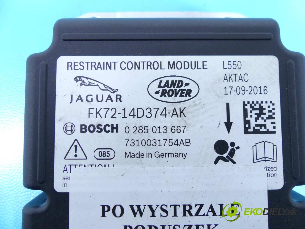 Land rover Discovery Sport 2014-2019 L550 2.0 td 150 HP manual 110 kW 1999 cm3 5- modul riadiaca jednotka FK72-14D374-AK (Ostatné)