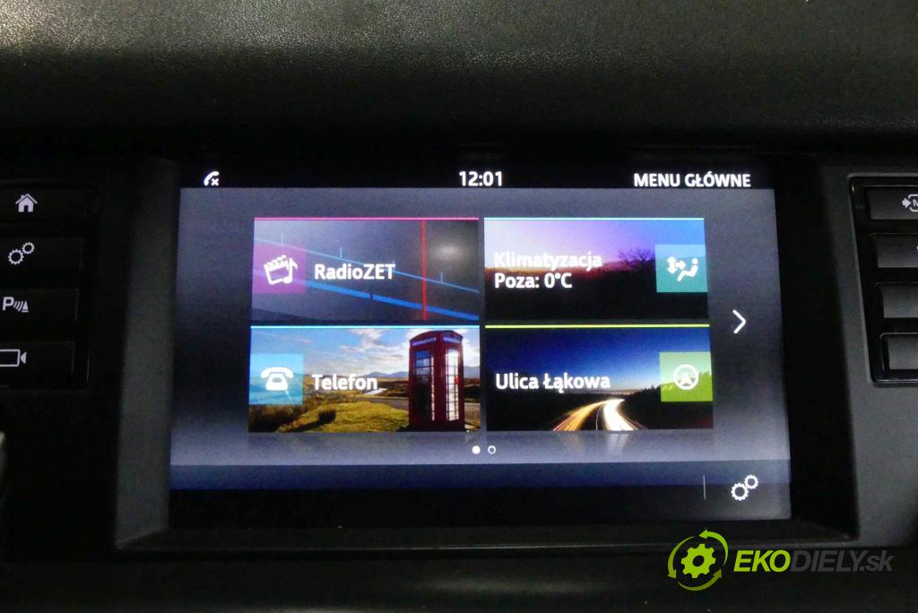 Land rover Discovery Sport 2014-2019 L550 2.0 td 150 HP manual 110 kW 1999 cm3 5- Zobrazit: FK72-19C299-AC (Prístrojové dosky, displeje)