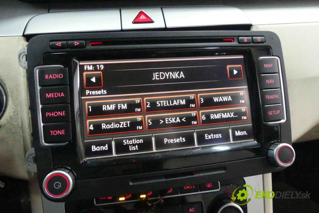 Vw Passat CC 2008-2016 2.0 tdi 170 HP automatic 125 kW 1968 cm3 4- Radio originál 1T0035680C