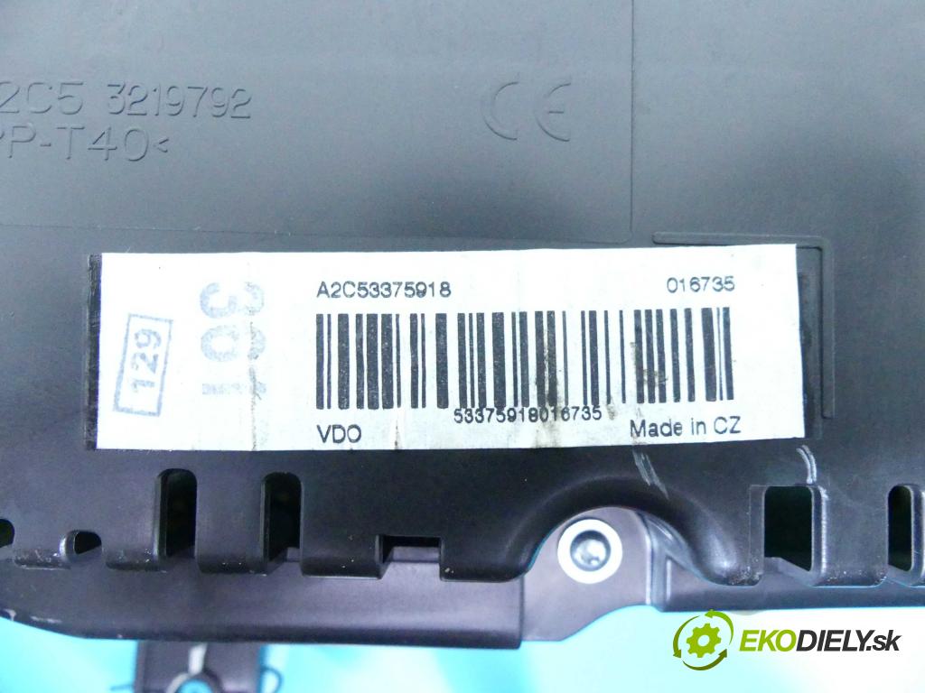 Vw Passat CC 2008-2016 2.0 tdi 170 HP automatic 125 kW 1968 cm3 4- prístrojovka/ budíky 3C8920870G (Prístrojové dosky, displeje)