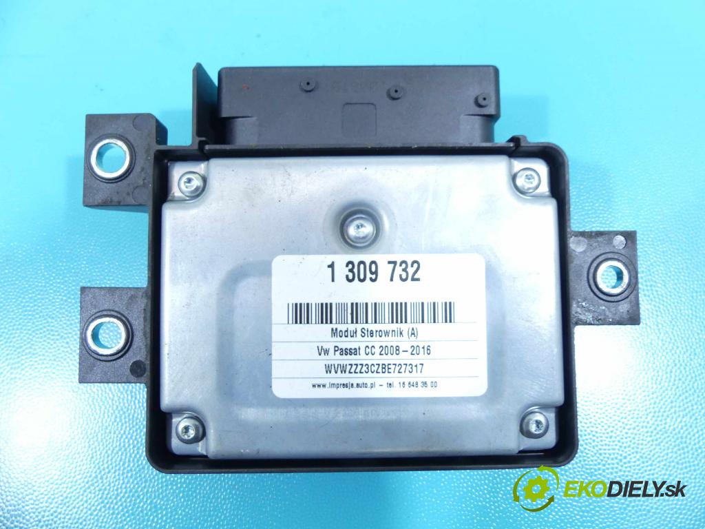 Vw Passat CC 2008-2016 2.0 tdi 170 hp automatic 125 kW 1968 cm3 4- modul řídící jednotka 3C8907801E (Ostatní)