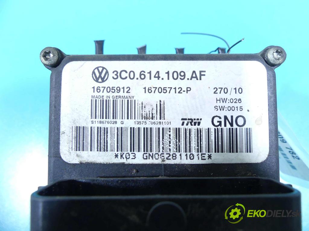 Vw Passat CC 2008-2016 2.0 tdi 170 HP automatic 125 kW 1968 cm3 4- čerpadlo abs 3C0614109AF (Pumpy ABS)