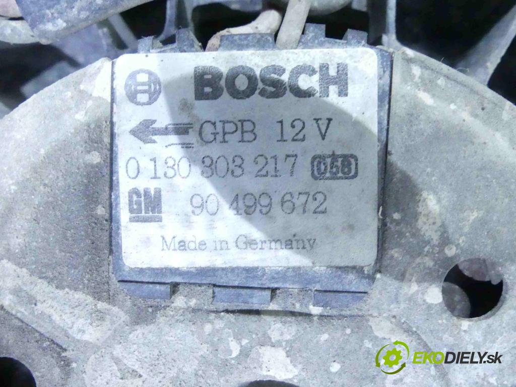 Opel Vectra B 1995-2002 1.6 16v 101 HP manual 74 kW 1598 cm3 4- Ventilátor chladiča 0130303217