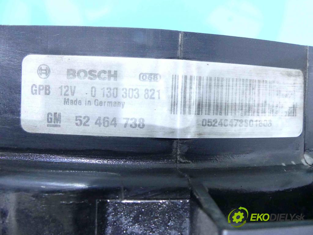 Opel Vectra B 1995-2002 1.6 16v 101 HP manual 74 kW 1598 cm3 4- Ventilátor chladiča 0130303217
