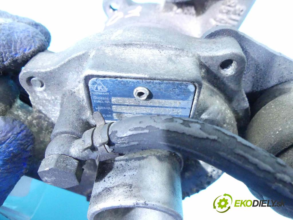 Ford Fusion 1.4 tdci 68 HP manual 50 kW 1399 cm3 5- turbodúchadlo, turbo 5435-970-0009 (Turbodúchadlá (kompletné))