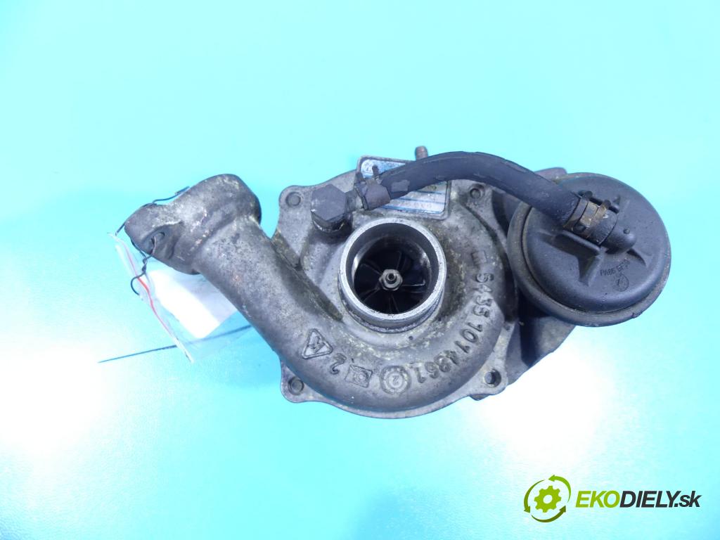 Ford Fusion 1.4 tdci 68 HP manual 50 kW 1399 cm3 5- turbodúchadlo, turbo 5435-970-0009 (Turbodúchadlá (kompletné))