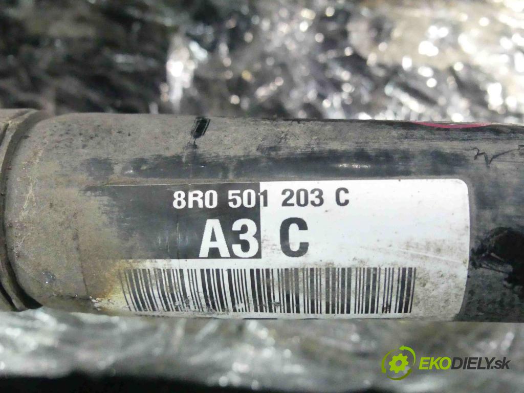 Audi Q5 2008-2016 2.0 tdi 170 HP automatic 125 kW 1968 cm3 5- poloos ľavé 8R0501203C (Poloosy)