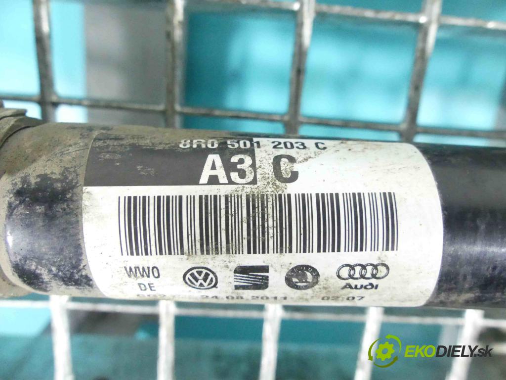 Audi Q5 2008-2016 2.0 tdi 170 HP automatic 125 kW 1968 cm3 5- poloos pravé 8R0501203C (Poloosy)