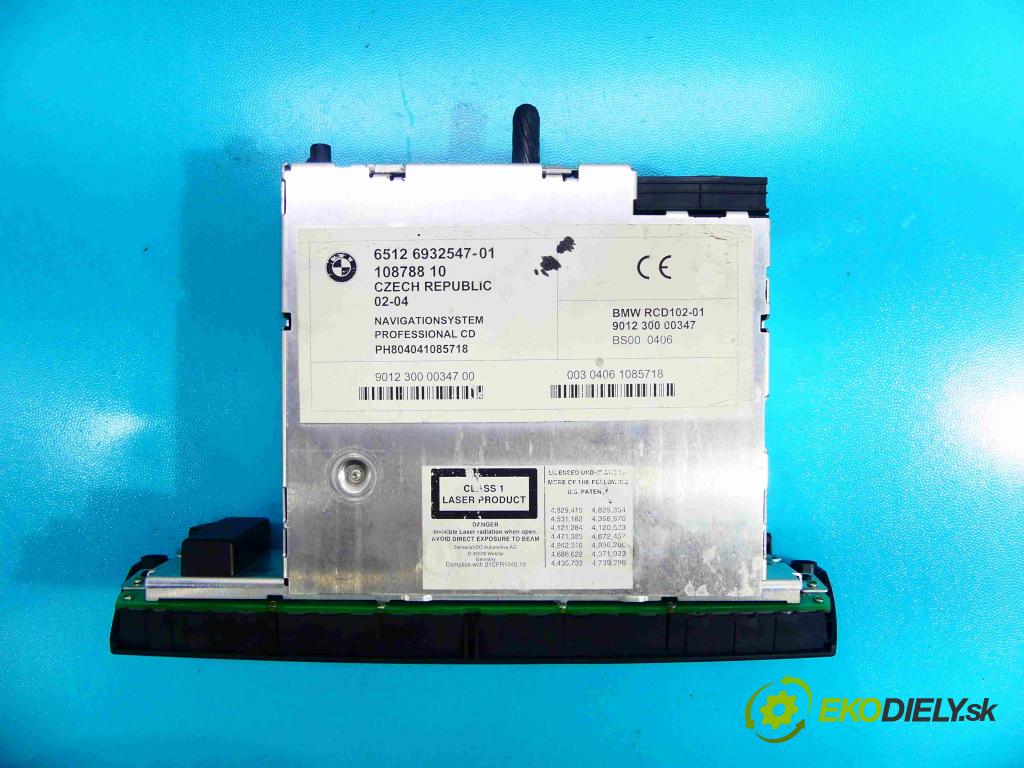 Bmw X3 E83 2003-2010 3.0d 204 HP automatic 150 kW 2993 cm3 5- Radio originál 6932547