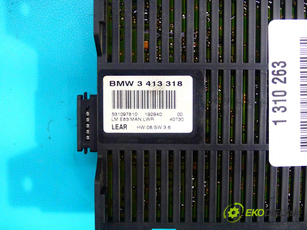 Bmw X3 E83 2003-2010 3.0d 204 HP automatic 150 kW 2993 cm3 5- modul riadiaca jednotka 3413318 (Ostatné)