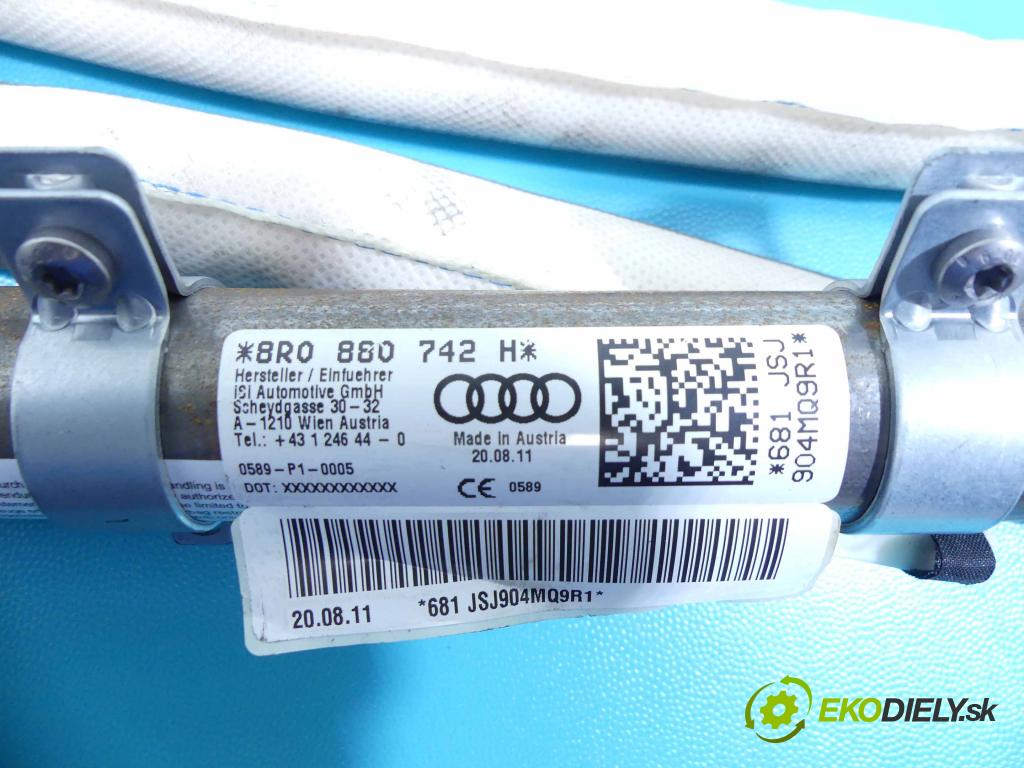 Audi Q5 2008-2016 2.0 tdi 170 HP automatic 125 kW 1968 cm3 5- clona pravé 8R0880742H