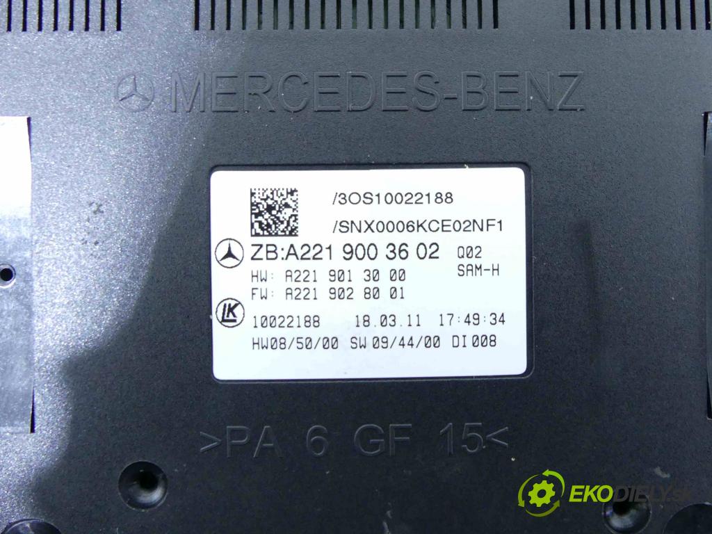 Mercedes S W221 2005-2013 2.1 cdi 204 HP automatic 150 kW 2143 cm3 4- modul riadiaca jednotka A2219003602 (Ostatné)