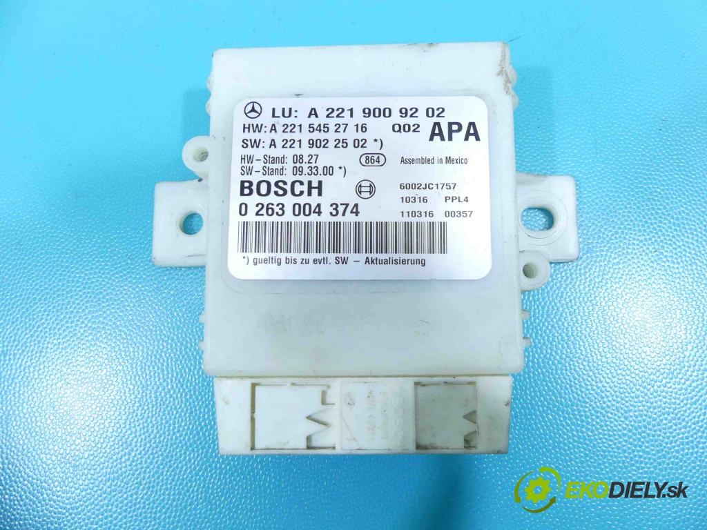 Mercedes S W221 2005-2013 2.1 cdi 204 HP automatic 150 kW 2143 cm3 4- modul riadiaca jednotka 0263004374 (Ostatné)